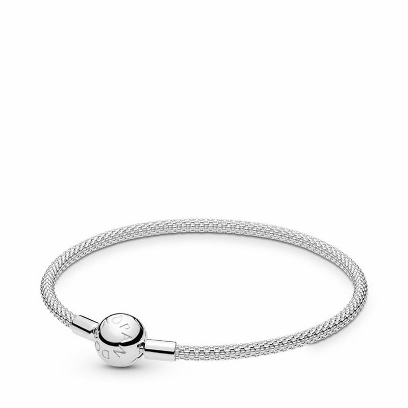 Pandora Moments Mesh Bracelet Ireland - Sterling Silver - 892376EZC